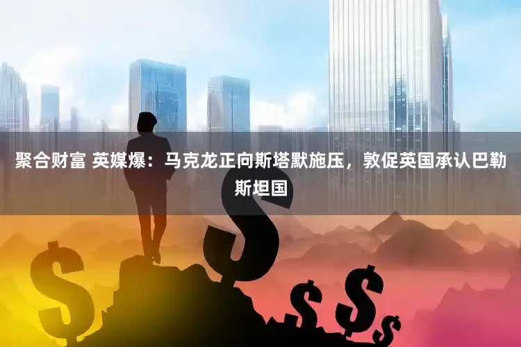 聚合财富 英媒爆：马克龙正向斯塔默施压，敦促英国承认巴勒斯坦国
